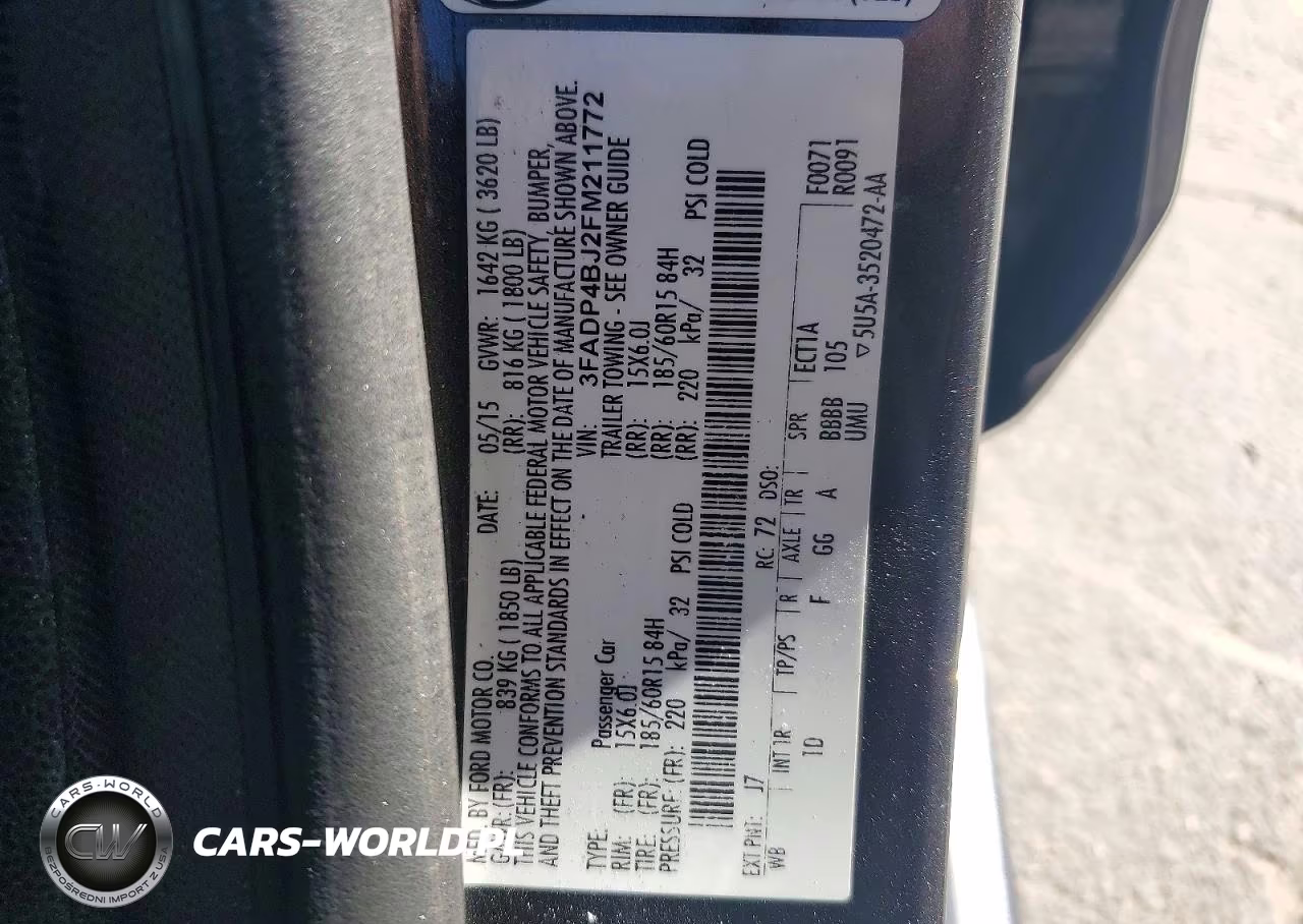 2015 Ford Fiesta Se VIN:3FADP4BJ2FM211772 - 12