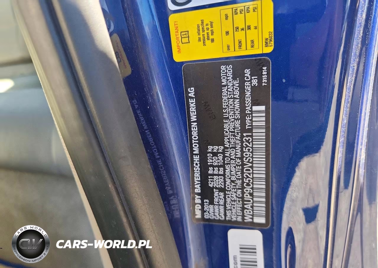 2013 BMW 128 I VIN:WBAUP9C52DVS95231 - 12