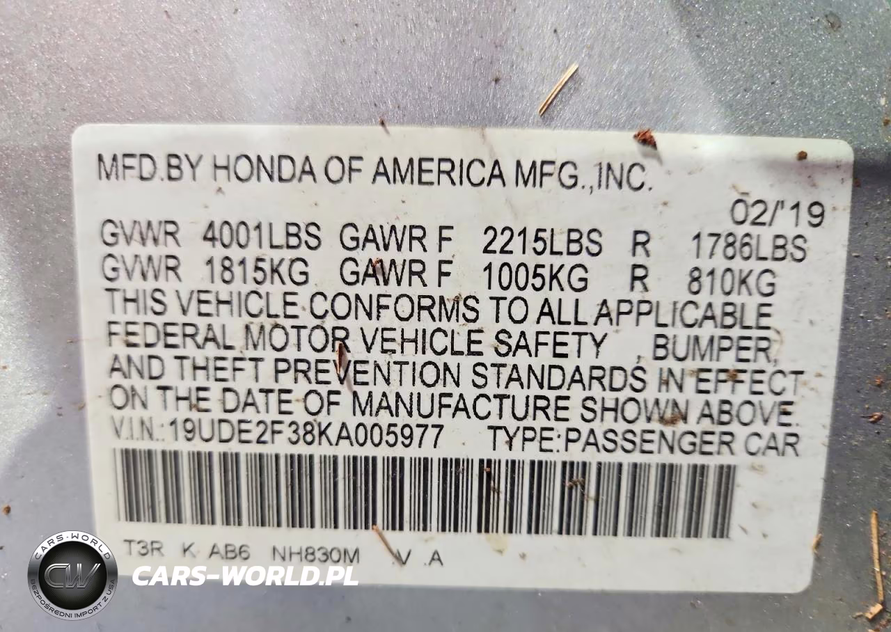 2019 Acura Ilx VIN:19UDE2F38KA005977 - 12