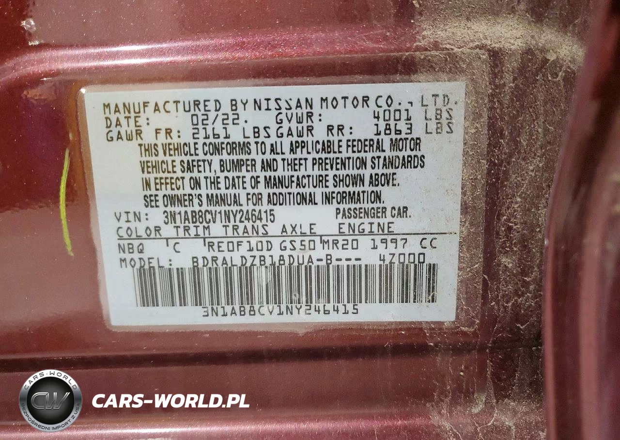 2022 Nissan Sentra Sv VIN:3N1AB8CV1NY246415 - 12