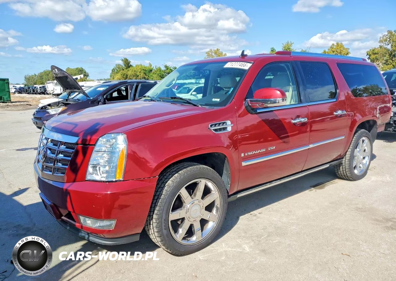 2008 Cadillac Escalade Esv VIN:1GYFK66888R133532 - 1