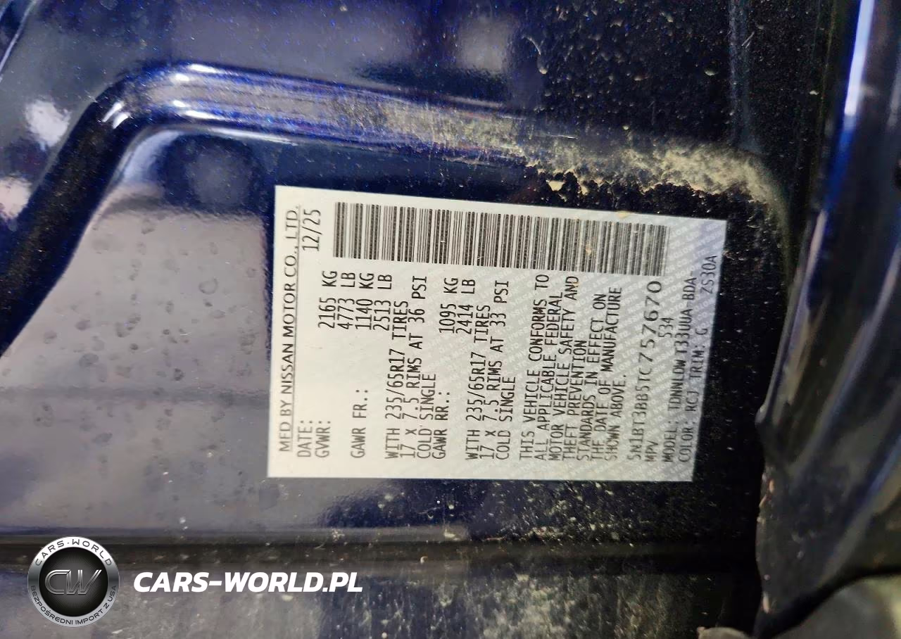 2026 Nissan Rogue Sv VIN:5N1BT3BB5TC757670 - 14