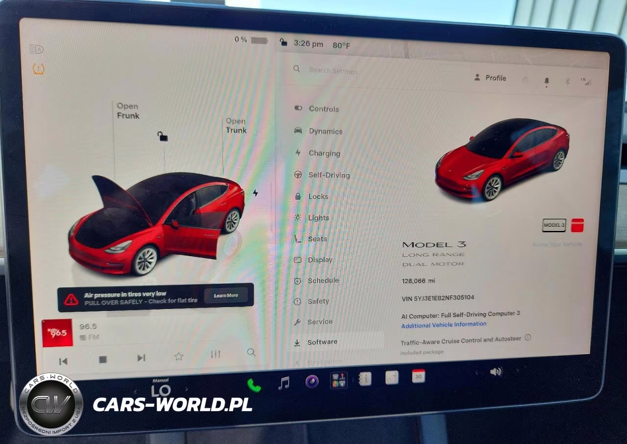 2022 Tesla Model 3 VIN:5YJ3E1EB2NF305104 - 9