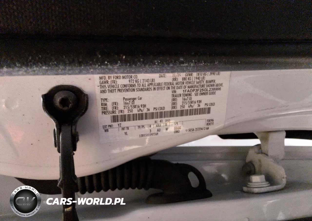 2016 Ford Focus Se VIN:1FADP3F25GL238996 - 12