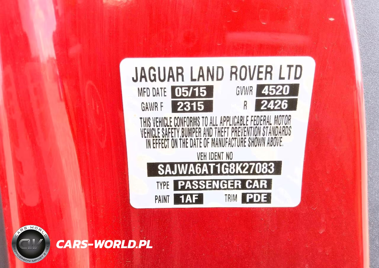 2016 Jaguar F-Type VIN:SAJWA6AT1G8K27083 - 12