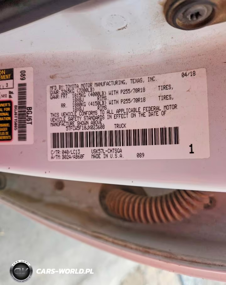 2018 Toyota Tundra Sr VIN:5TFCW5F18JX023608 - 12
