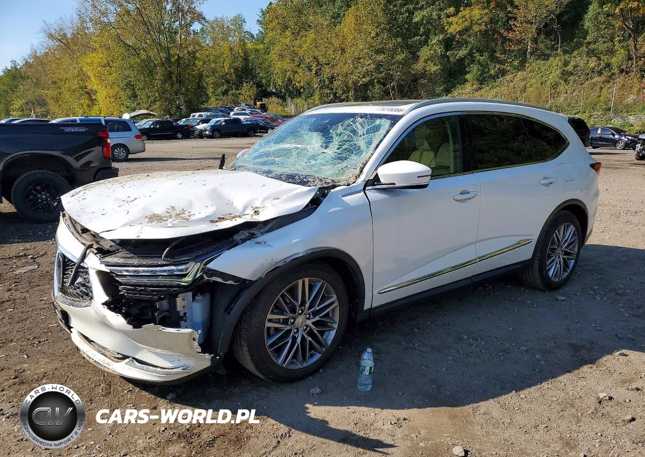 2022 Acura Mdx Advance VIN:5J8YE1H86NL016036 - 1