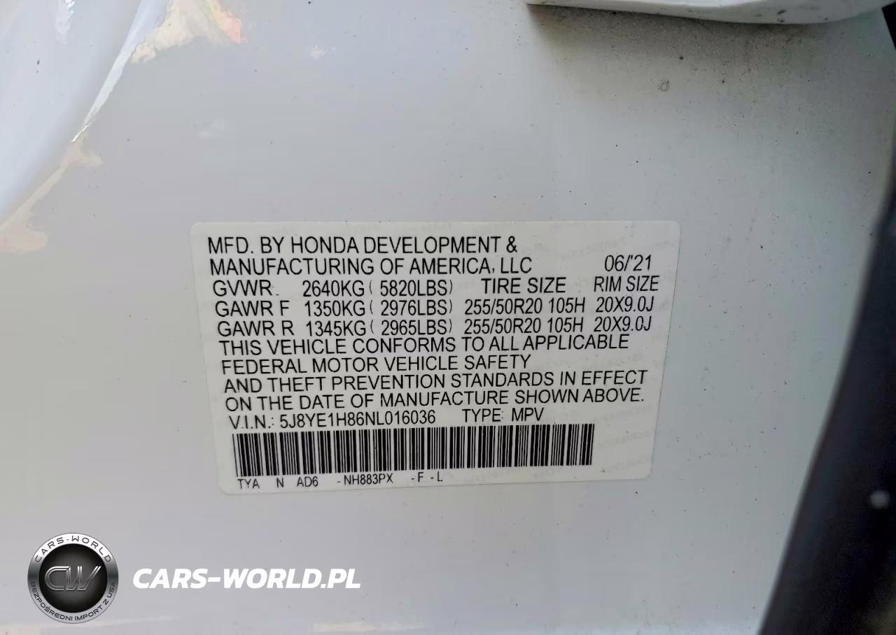 2022 Acura Mdx Advance VIN:5J8YE1H86NL016036 - 13