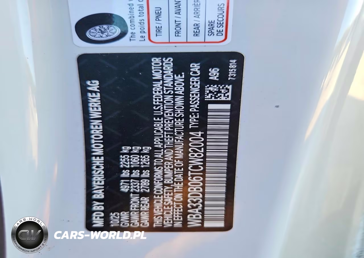 2026 BMW 430I VIN:WBA33DB06TCW82004 - 12