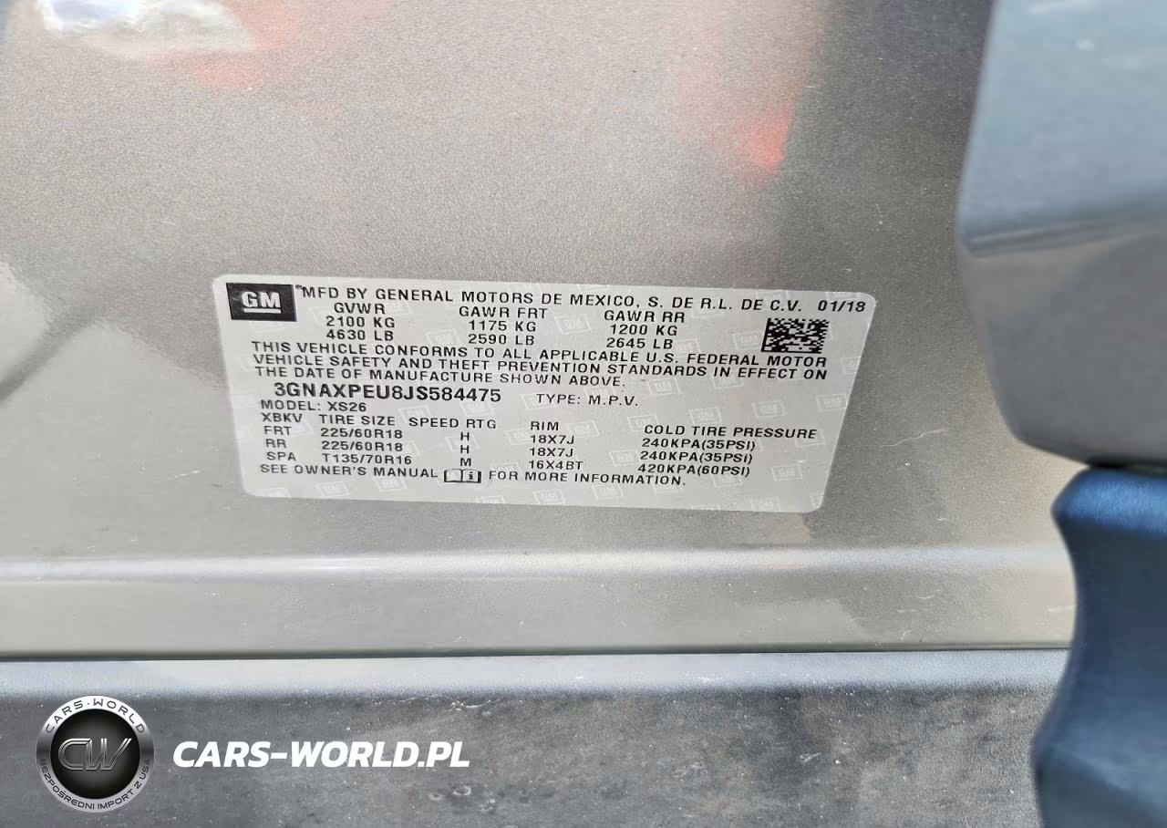2018 Chevrolet Equinox Premier VIN:3GNAXPEU8JS584475 - 14