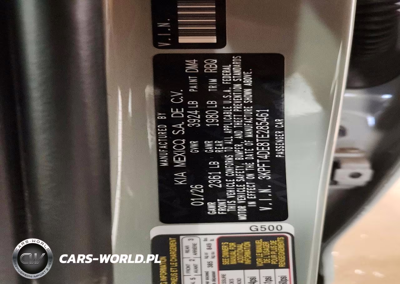 2026 Kia K4 Lxs VIN:3KPFT4DE8TE285461 - 13