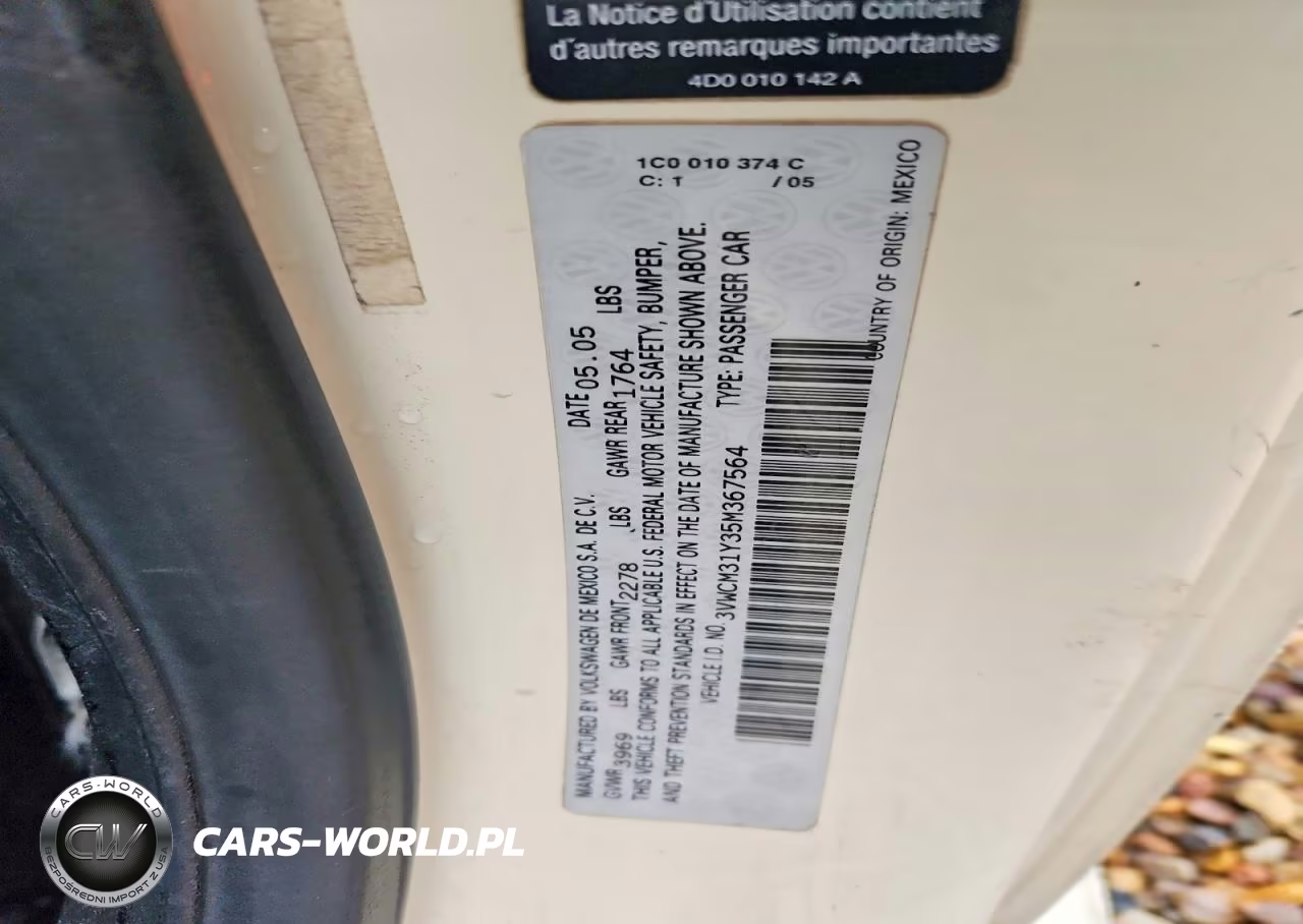 2005 Volkswagen New Beetle Gls VIN:3VWCM31Y35M367564 - 12