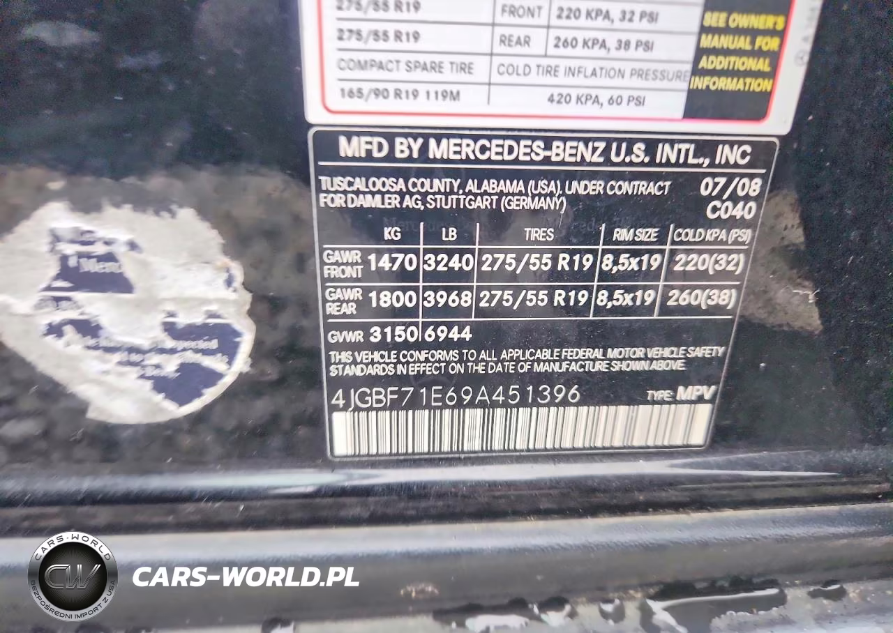 2009 Mercedes-Benz Gl 450 4Matic VIN:4JGBF71E69A451396 - 13