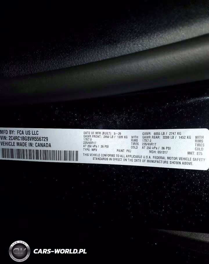 2027 Chrysler Pacifica Select VIN:2C4RC1BG8VR556729 - 13