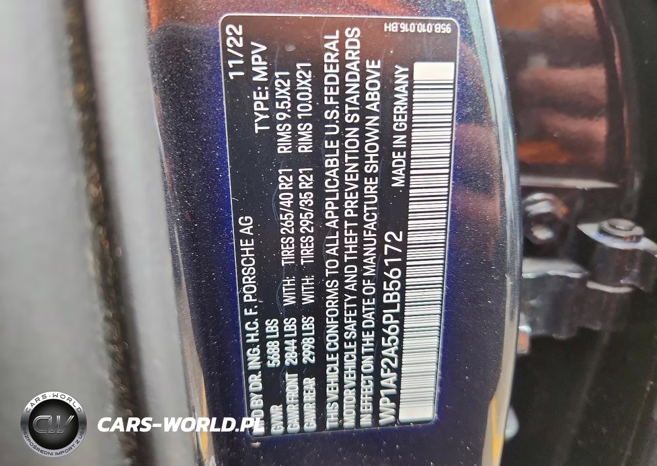 2023 Porsche Macan Gts VIN:WP1AF2A56PLB56172 - 13