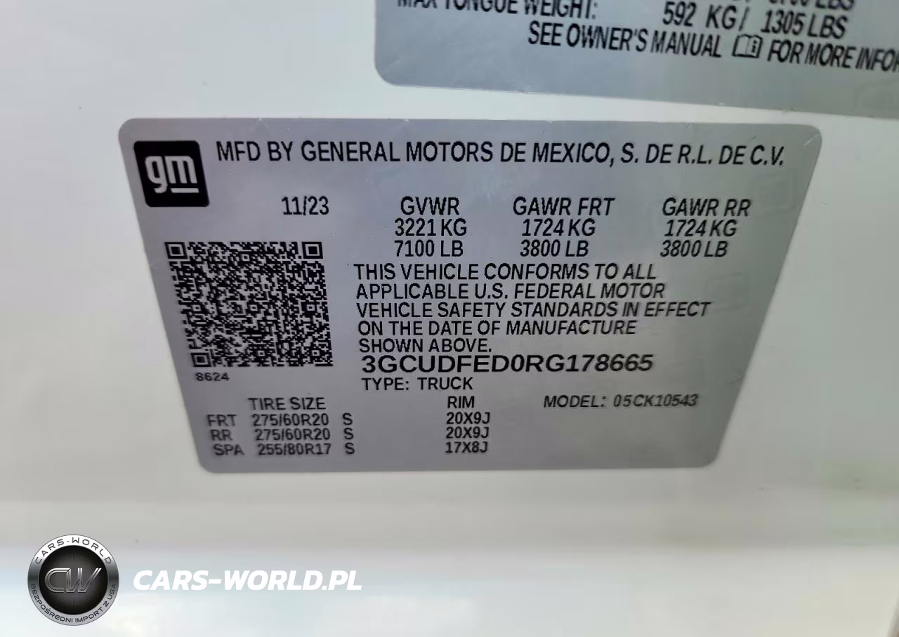 2024 CHEVROLET SILVERADO K1500 LT TRAIL BOSS VIN:3GCUDFED0RG178665 - 12