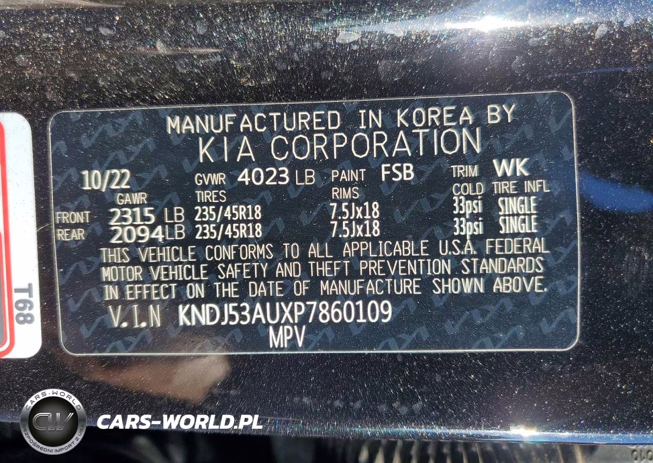 2023 Kia Soul Gt Line VIN:KNDJ53AUXP7860109 - 12