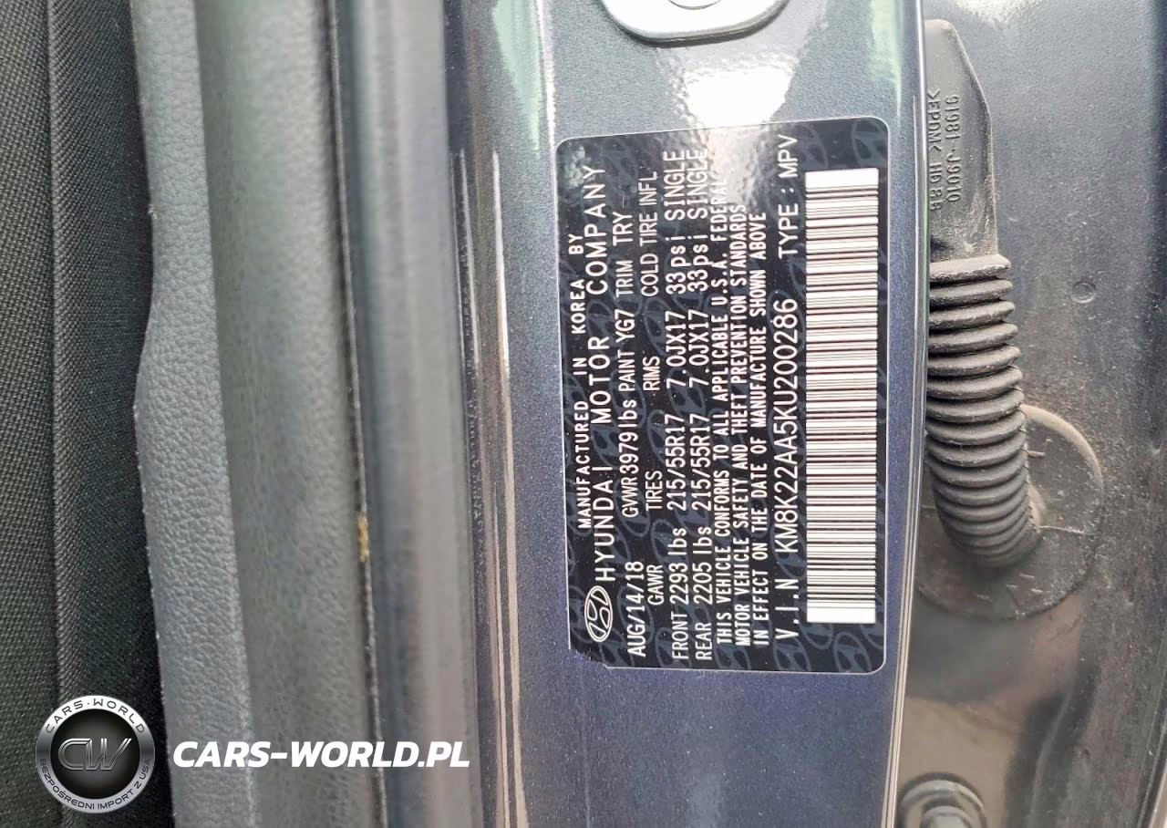 2019 Hyundai Kona Sel VIN:KM8K22AA5KU200286 - 14