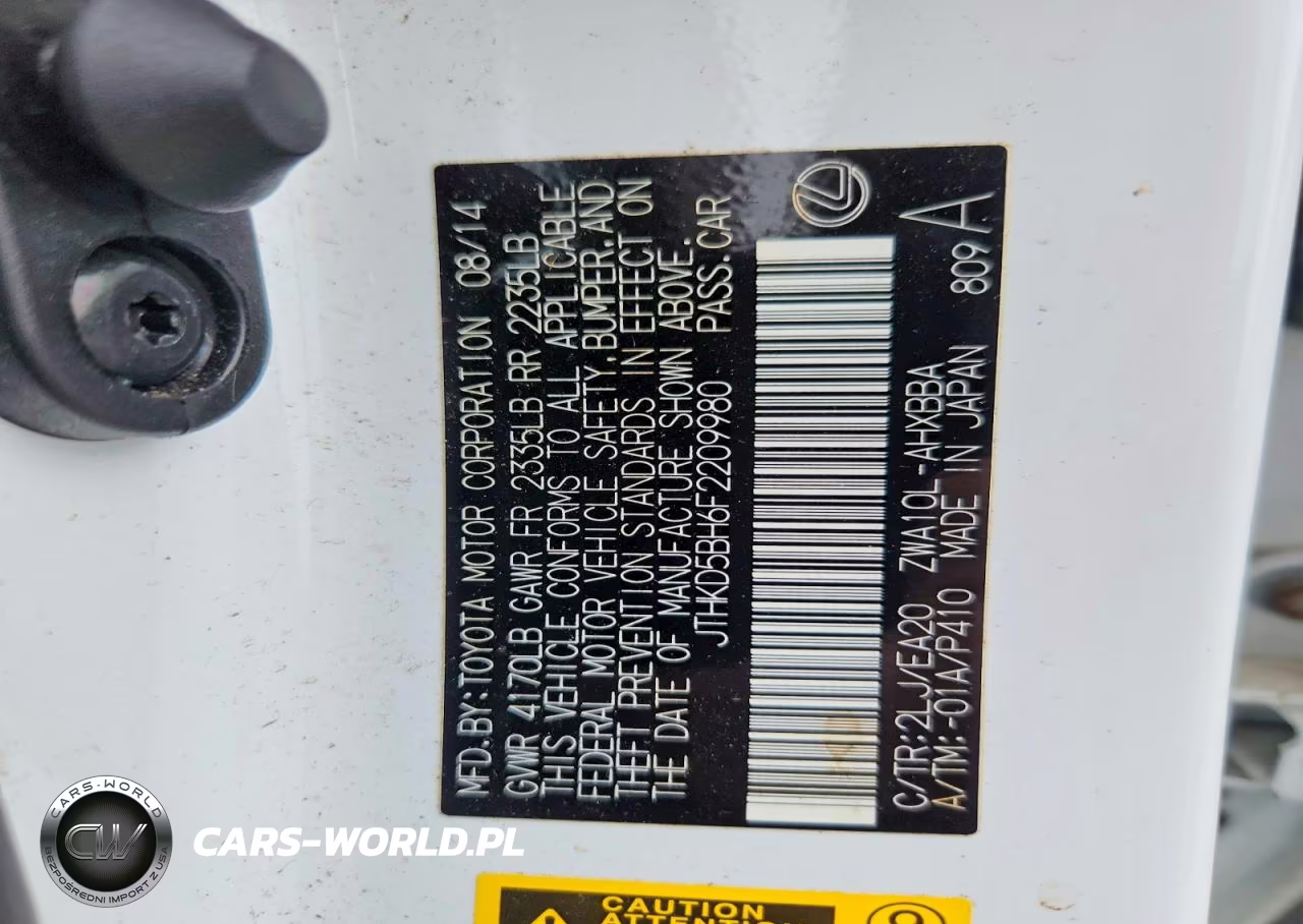 2015 Lexus Ct 200 VIN:JTHKD5BH6F2209980 - 13