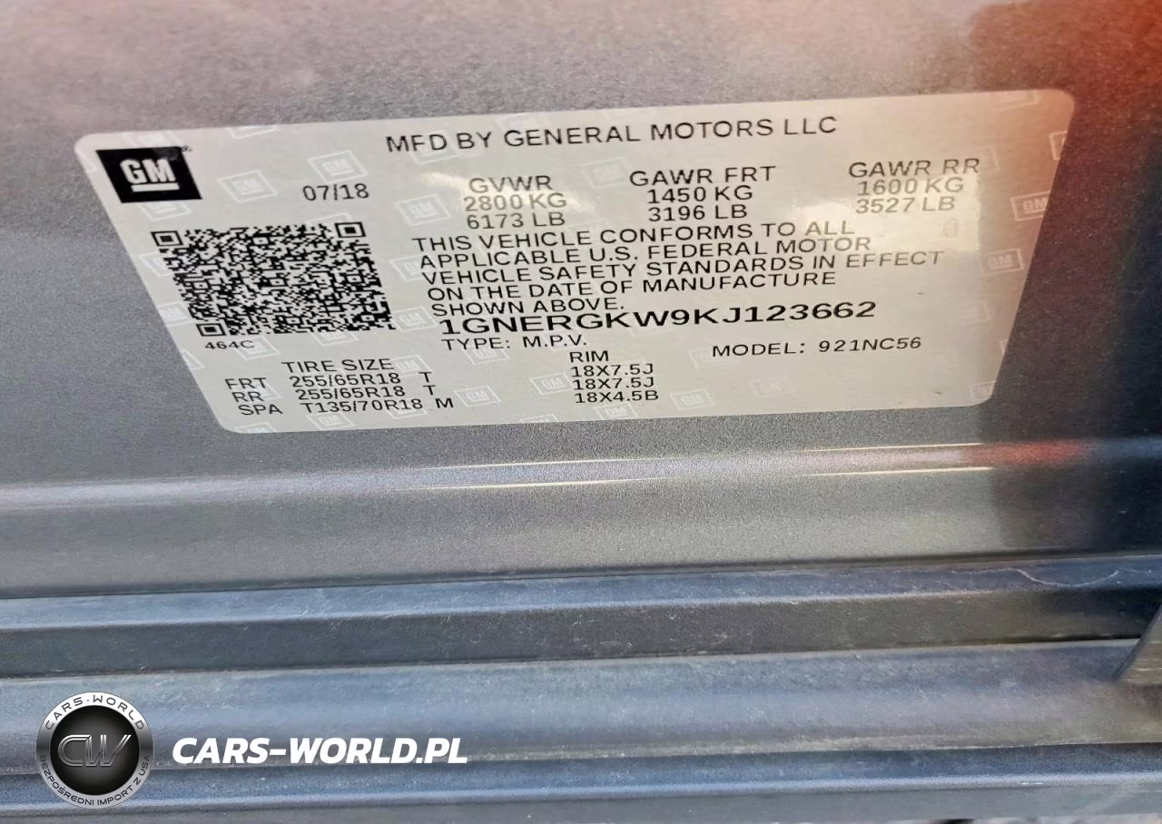 2019 Chevrolet Traverse Lt VIN:1GNERGKW9KJ123662 - 14
