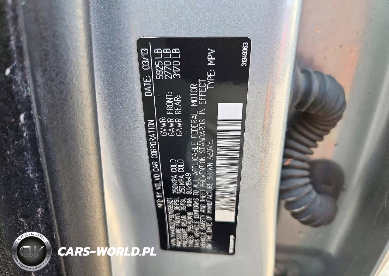 2013 Volvo Xc90 R Design VIN:YV4952CF9D1669921 - 13