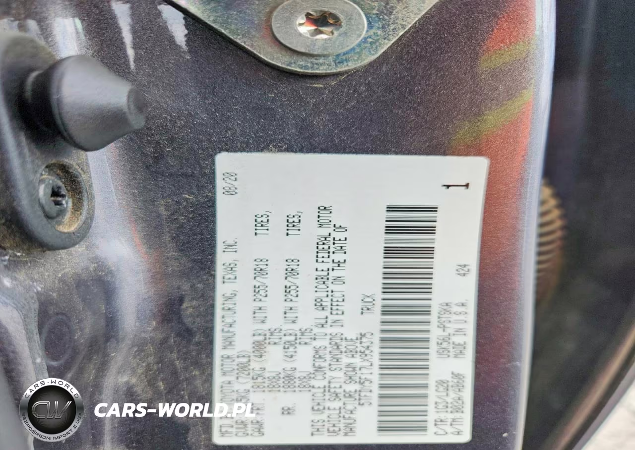 2020 Toyota Tundra Sr5 VIN:5TFDY5F17LX954375 - 12