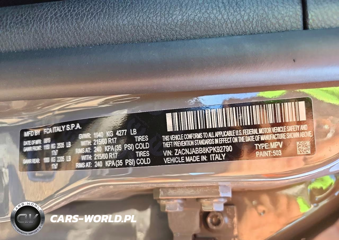 2019 Jeep Renegade Latitude VIN:ZACNJABB8KPK92790 - 13