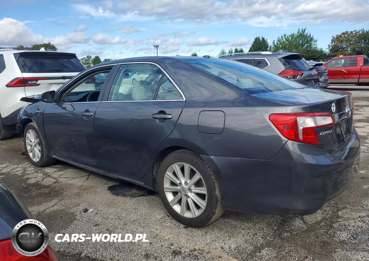 2012 Toyota Camry Hybrid Xle VIN:4T1BD1FK1CU022013 - 2