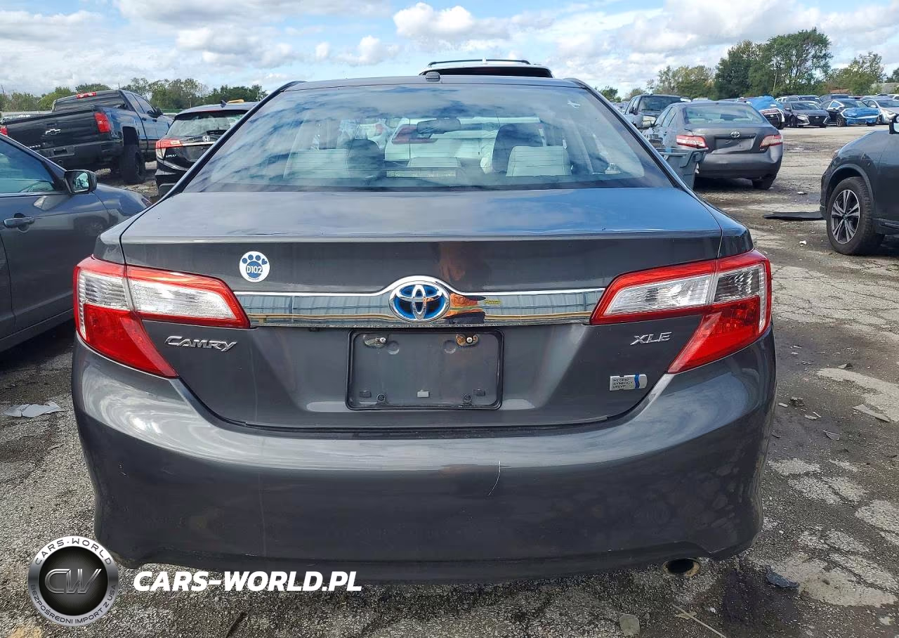 2012 Toyota Camry Hybrid Xle VIN:4T1BD1FK1CU022013 - 6