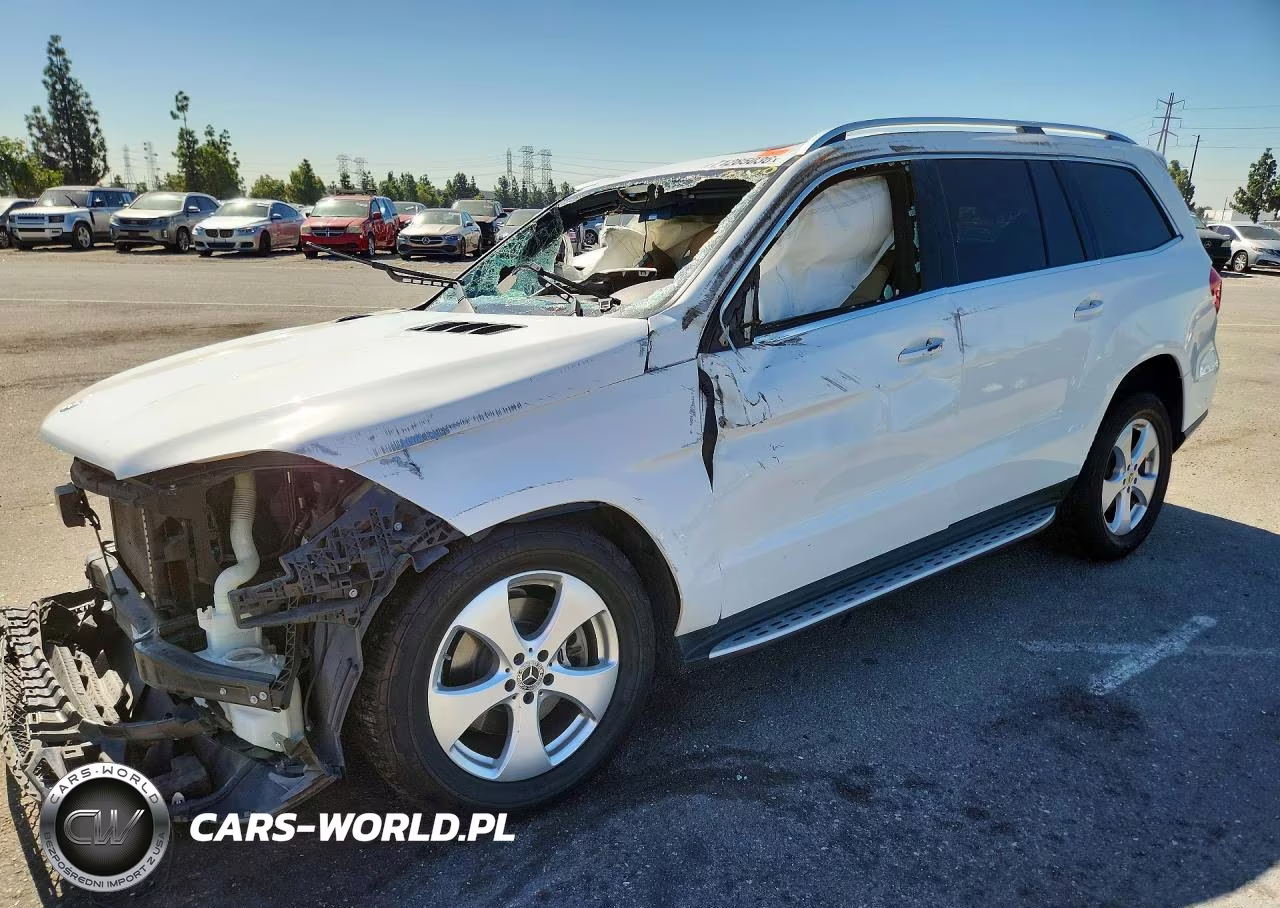 2018 Mercedes-Benz Gls 450 4Matic VIN:4JGDF6EE7JB036258 - 1