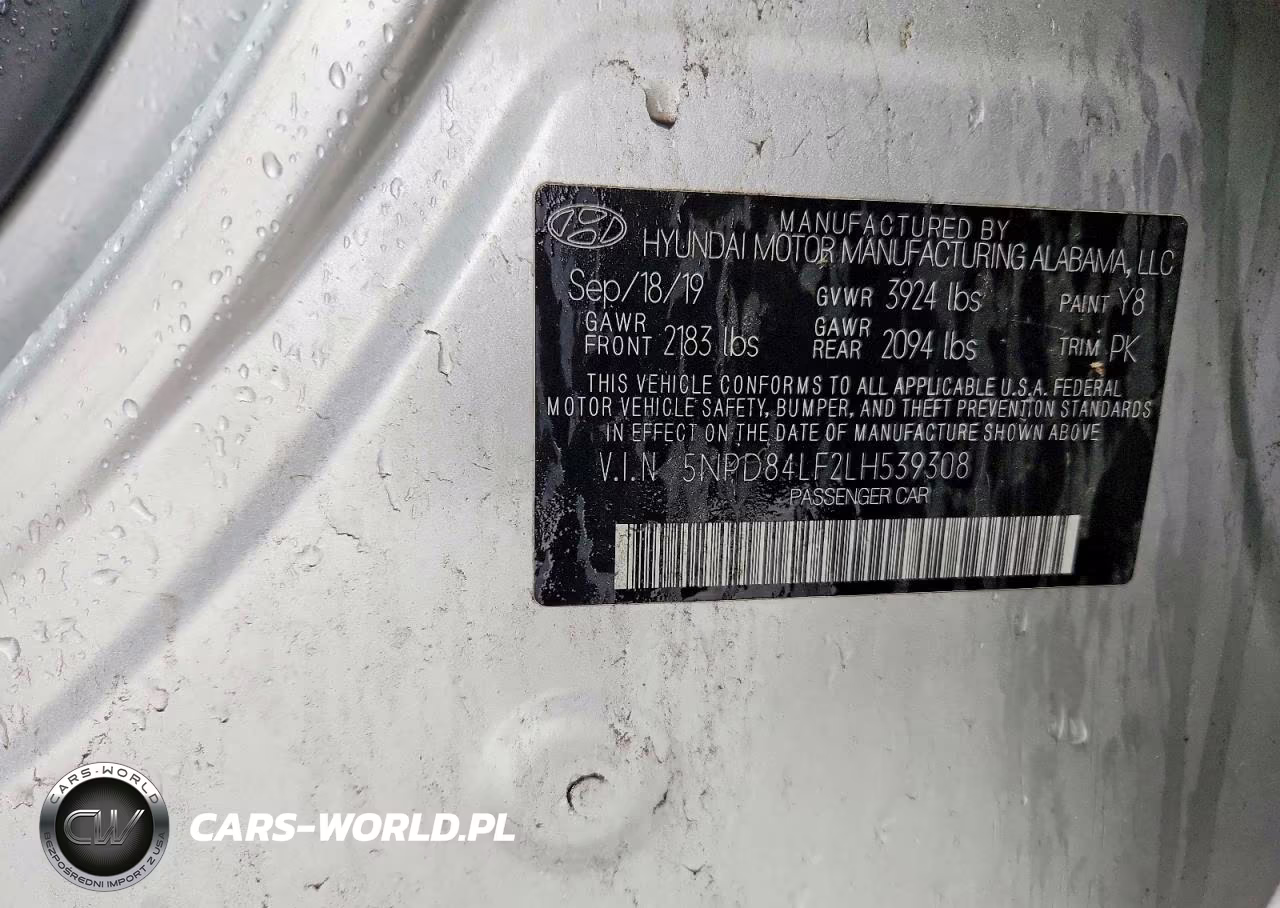 2020 Hyundai Elantra Sel VIN:5NPD84LF2LH539308 - 12