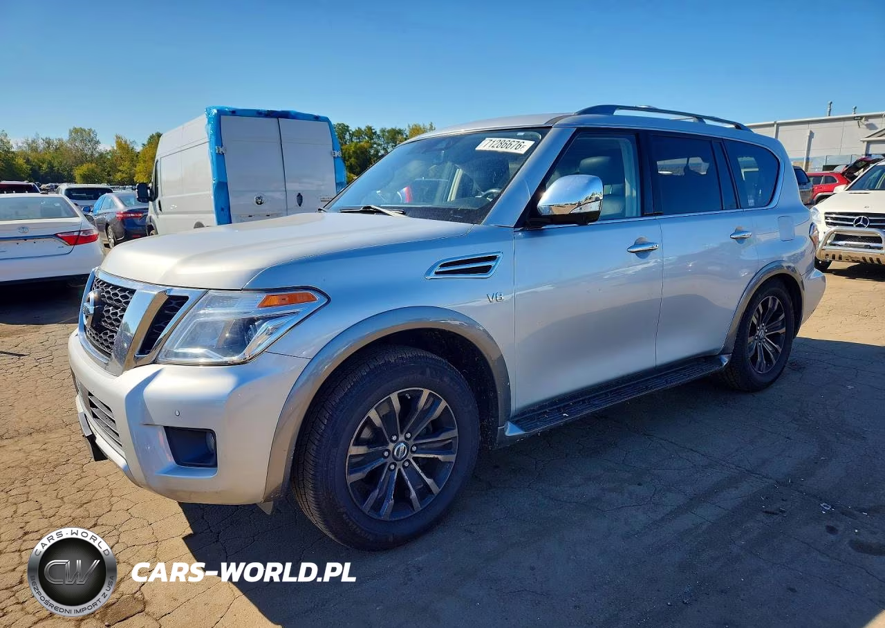 2018 Nissan Armada Sv VIN:JN8AY2NC9J9553436 - 1