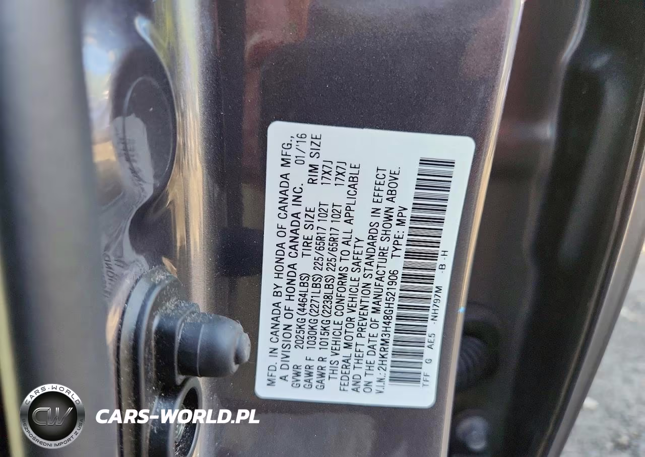 2016 Honda Cr-V Se VIN:2HKRM3H48GH521906 - 13