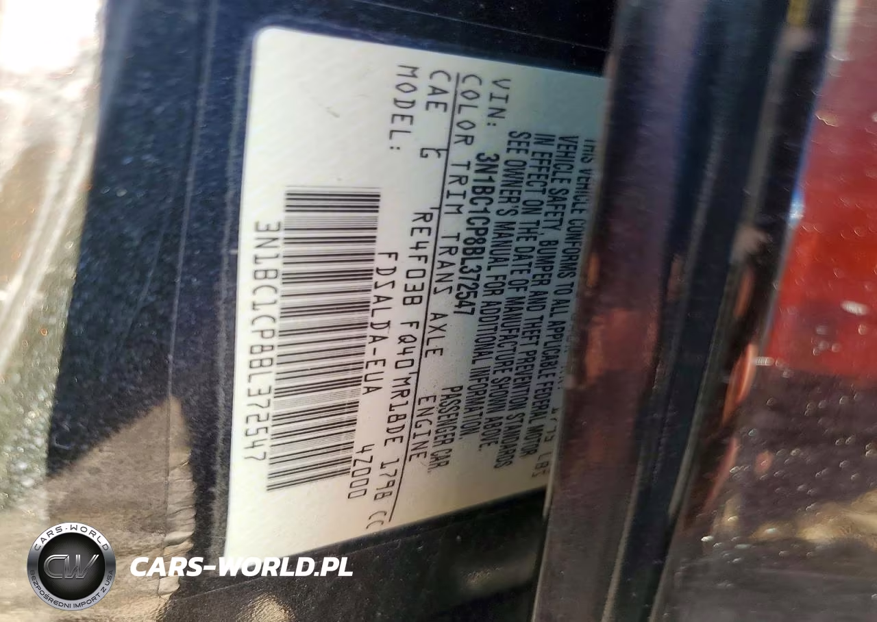 2011 Nissan Versa 1.8 S VIN:3N1BC1CP8BL372547 - 12