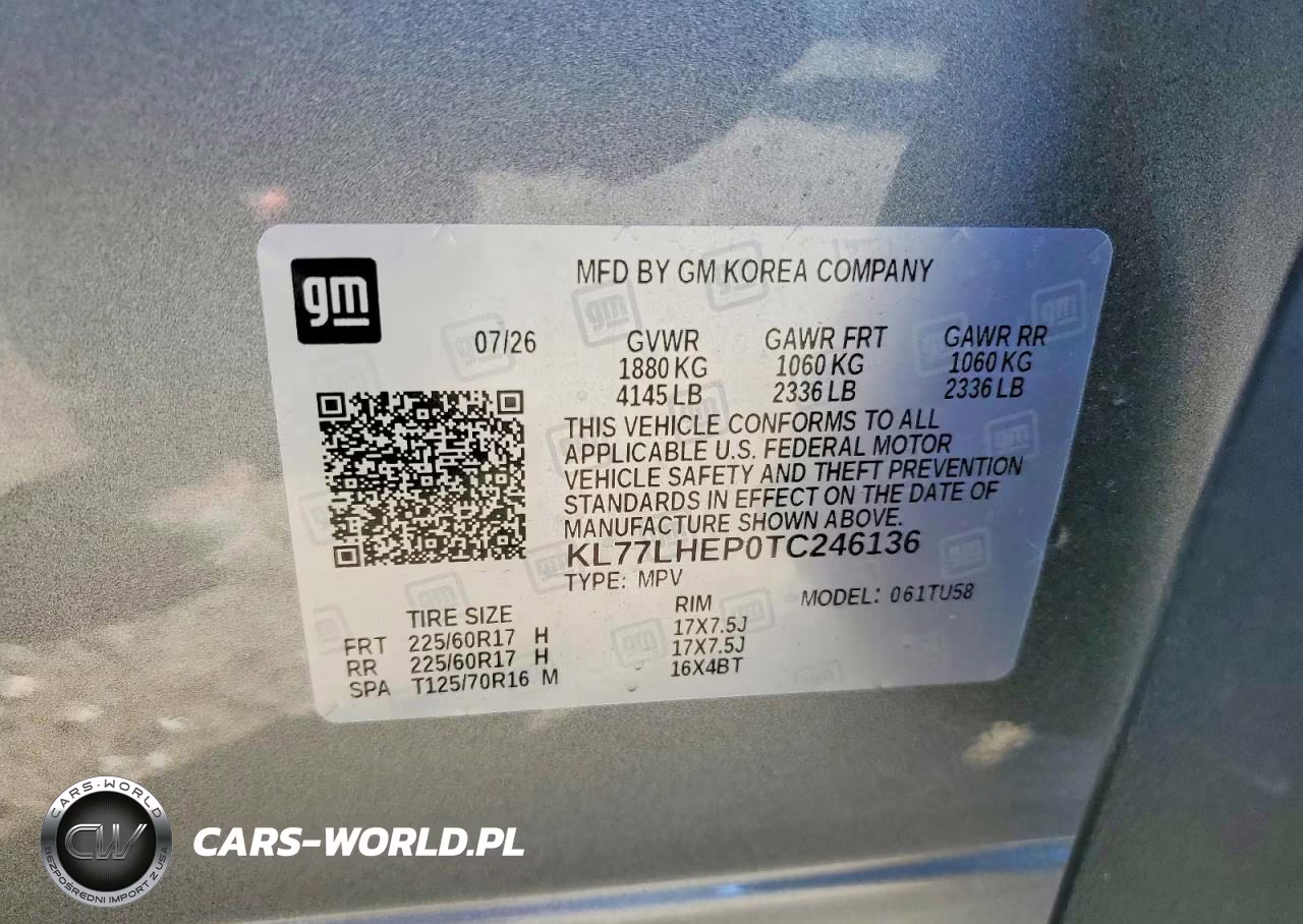 2026 Chevrolet Trax 1Lt VIN:KL77LHEP0TC246136 - 13