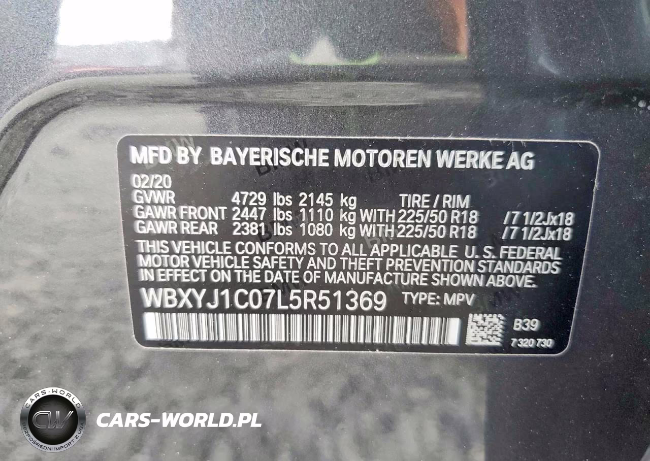 2020 BMW X2 xDrive28I VIN:WBXYJ1C07L5R51369 - 14