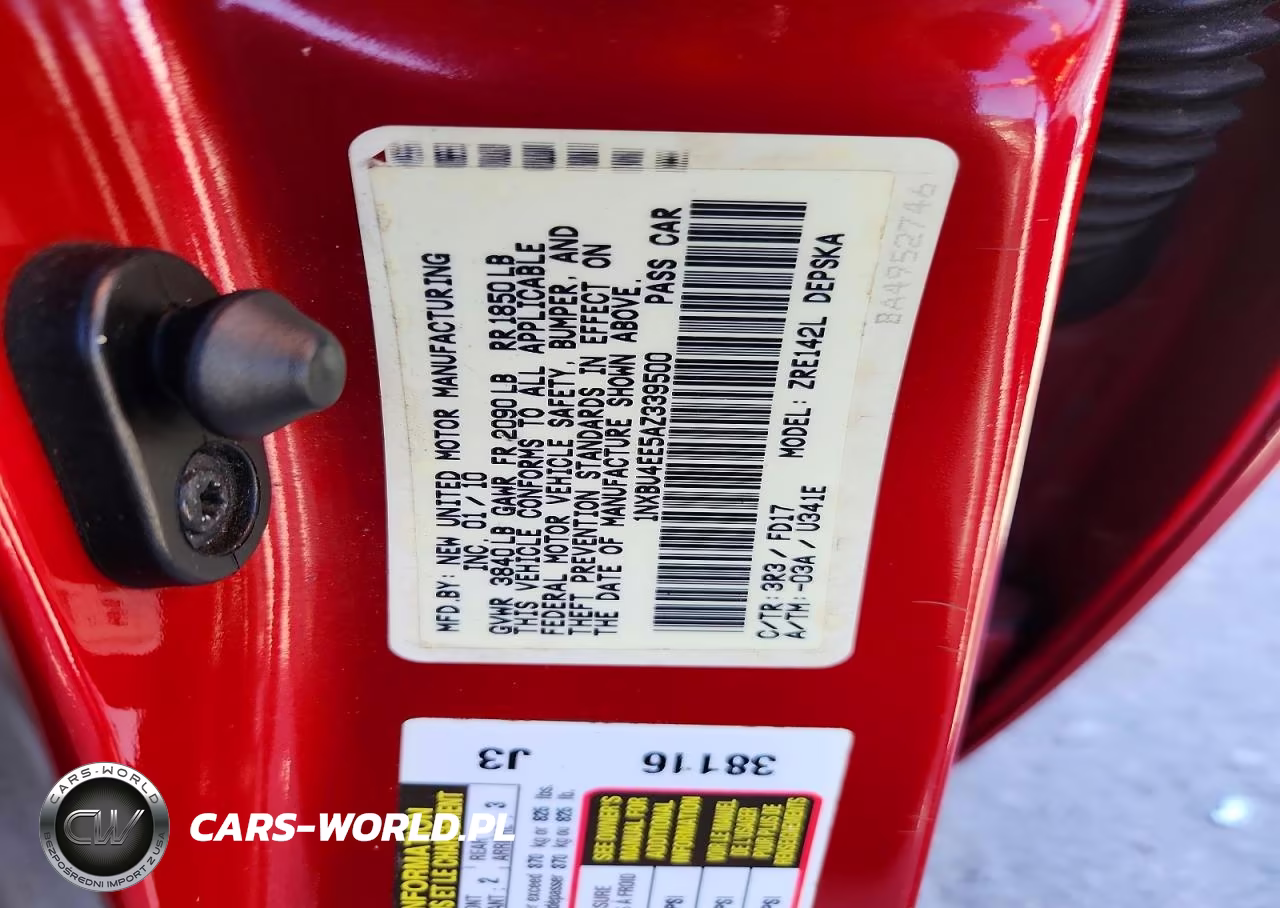 2010 Toyota Corolla Base VIN:1NXBU4EE5AZ339500 - 12