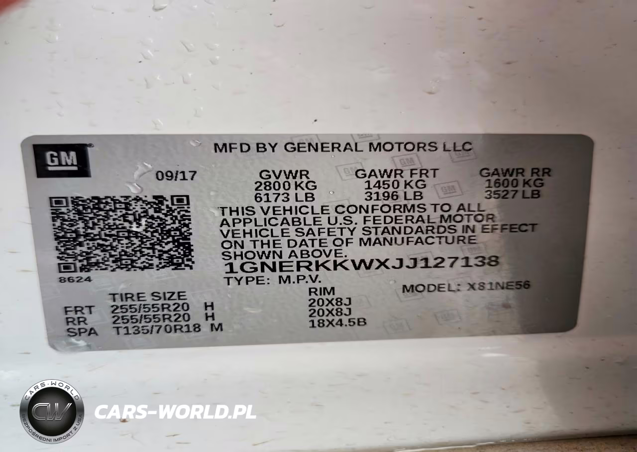 2018 Chevrolet Traverse Premier VIN:1GNERKKWXJJ127138 - 13