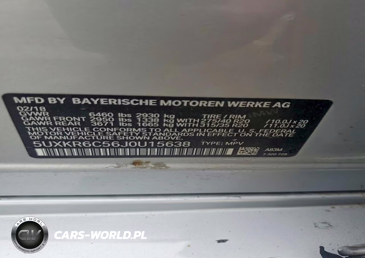 2018 BMW X5 xDrive50I VIN:5UXKR6C56J0U15638 - 13