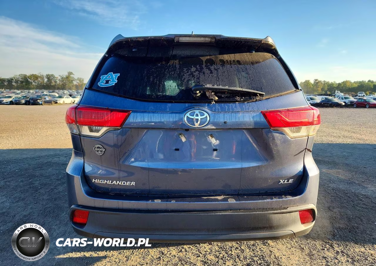 2019 Toyota Highlander Xle VIN:5TDKZRFHXKS329921 - 6