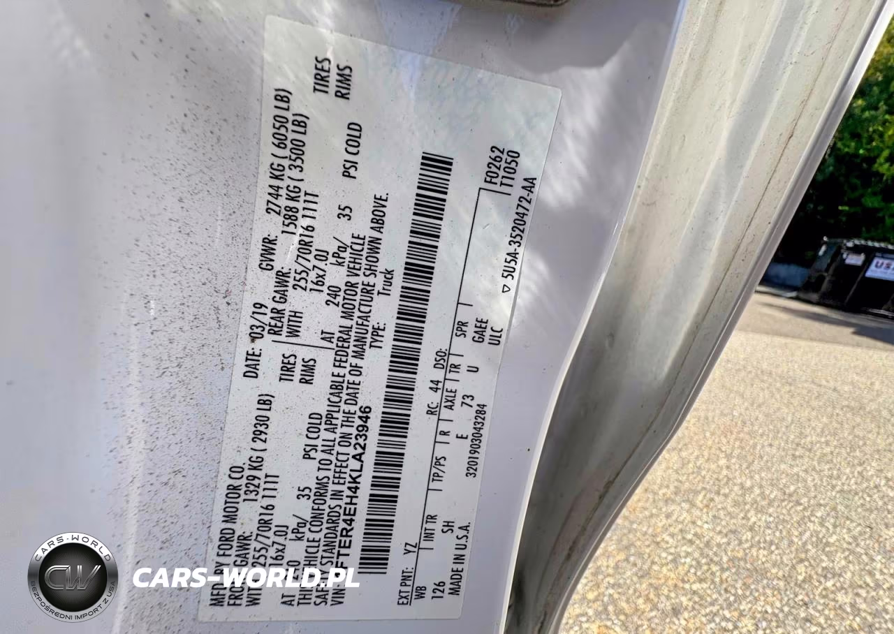 2019 Ford Ranger Xl VIN:1FTER4EH4KLA23946 - 10
