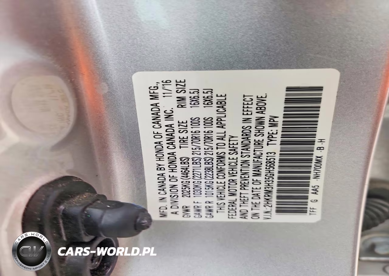 2016 Honda Cr-V Lx VIN:2HKRM3H35GH568513 - 14
