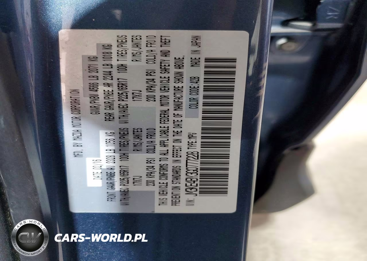 2016 Mazda Cx-5 VIN:JM3KE4BY3G0777228 - 13