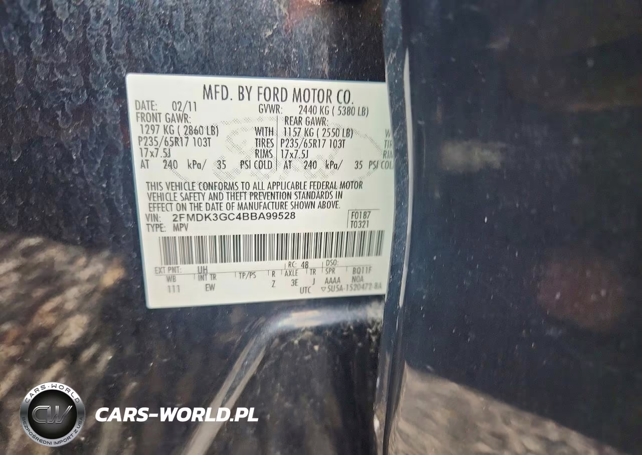 2011 Ford Edge Se VIN:2FMDK3GC4BBA99528 - 13