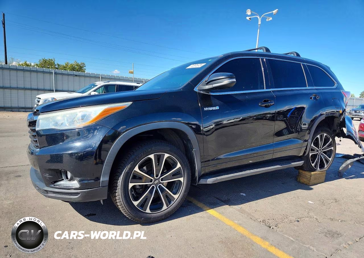 2015 Toyota Highlander Hybrid Limited VIN:5TDDCRFH7FS009861 - 1