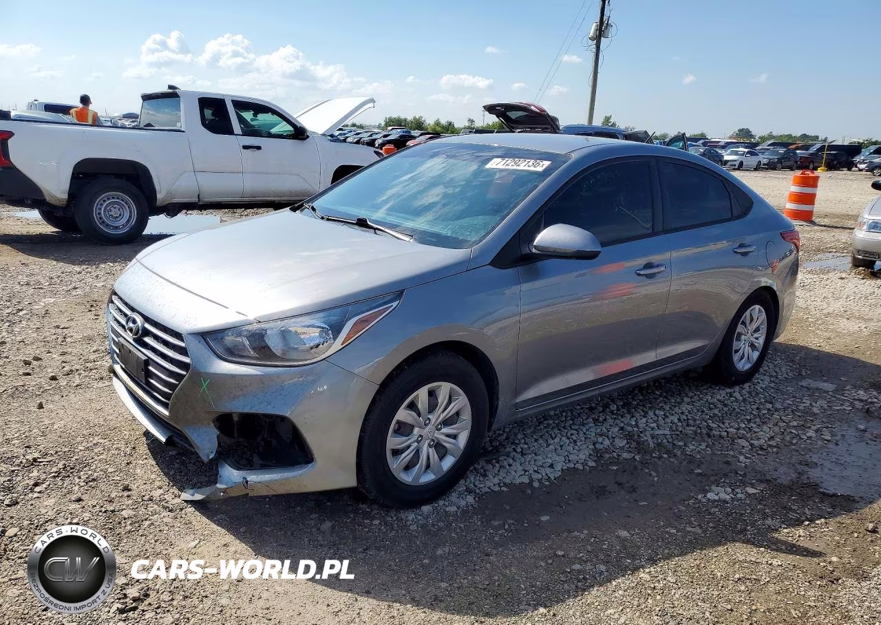 2021 Hyundai Accent Se VIN:3KPC24A6XME137171 - 1