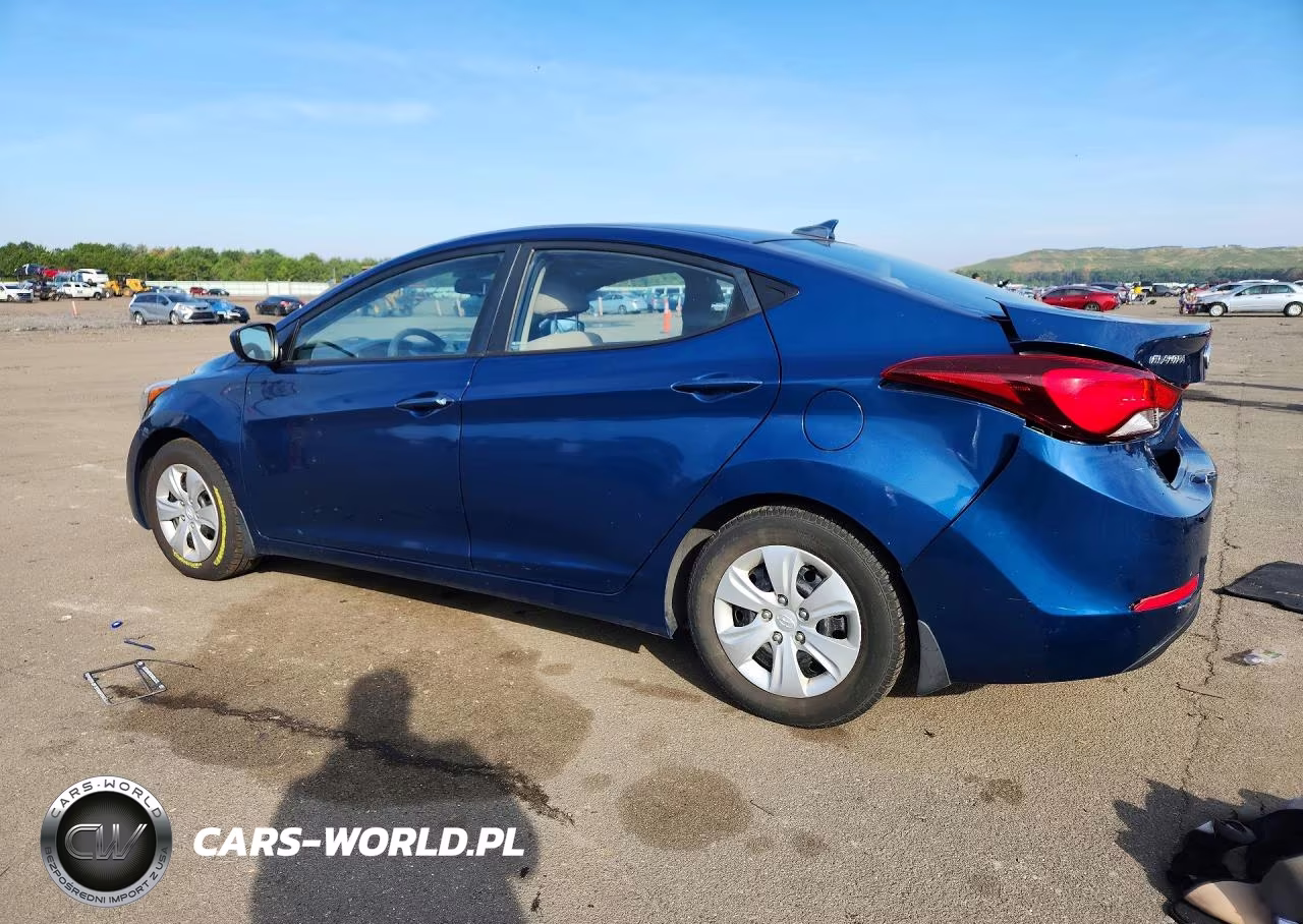 2016 Hyundai Elantra Se VIN:KMHDH4AE4GU570495 - 2