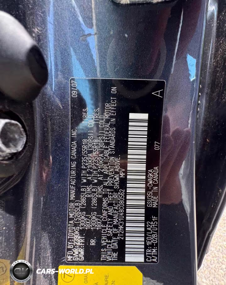 2008 Lexus Rx 350 VIN:2T2HK31U48C080562 - 10