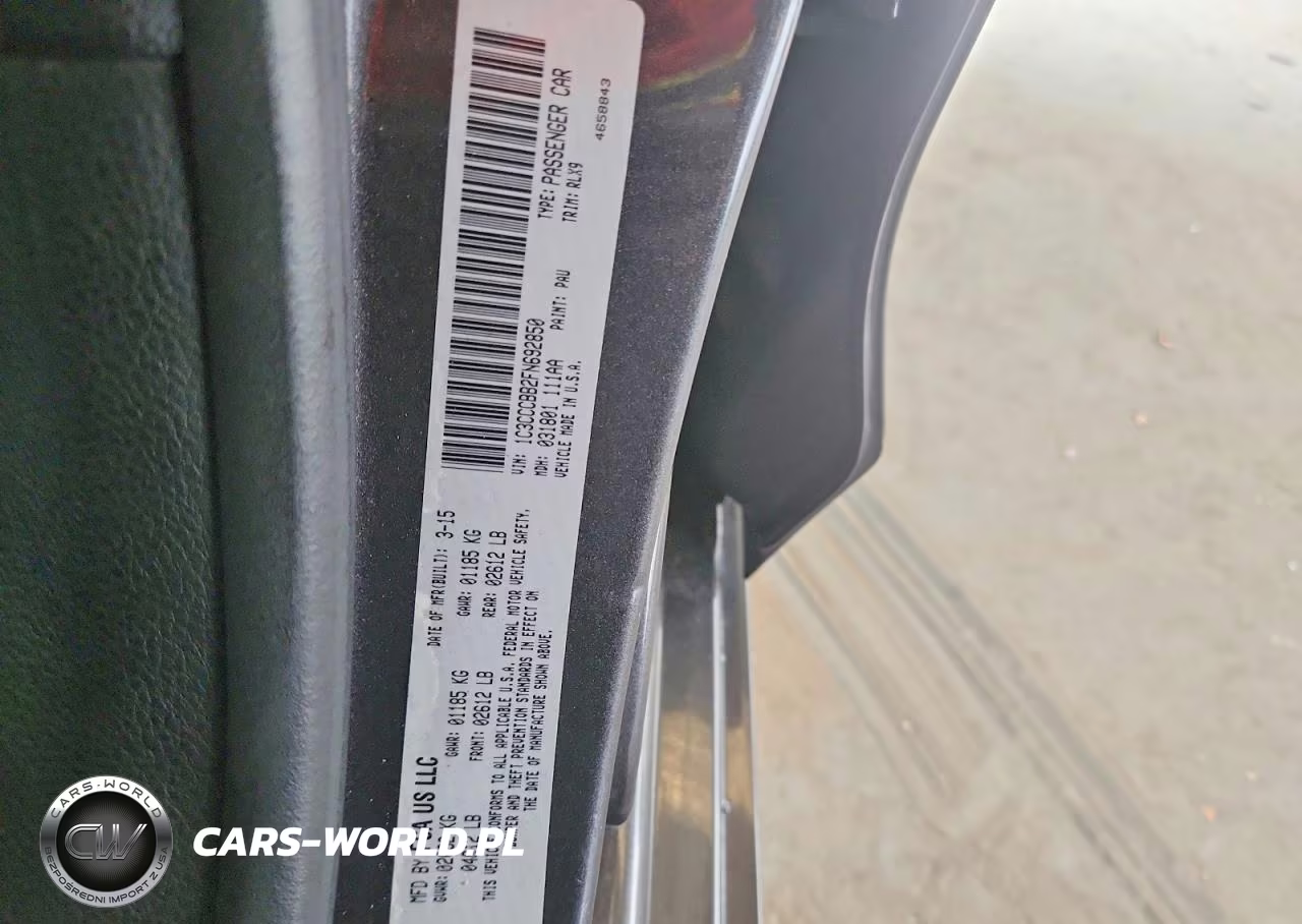 2015 Chrysler 200 S VIN:1C3CCCBB2FN692850 - 12