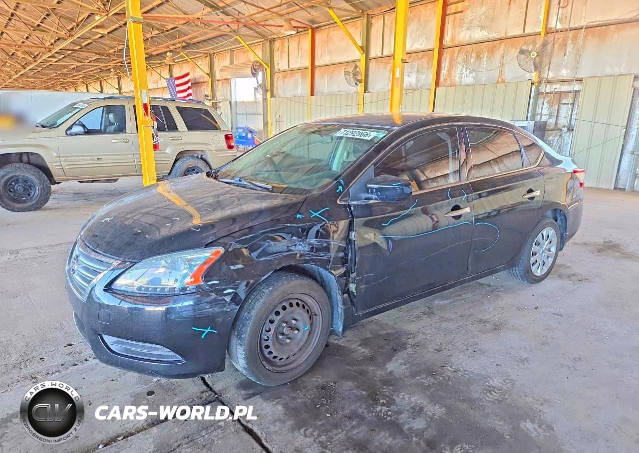 2015 Nissan Sentra Sv VIN:3N1AB7AP7FL683767 - 1